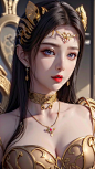 AI生成的动漫美女：斗破苍穹美杜莎女王(●＾U＾… - 半次元 - ACG爱好者社区