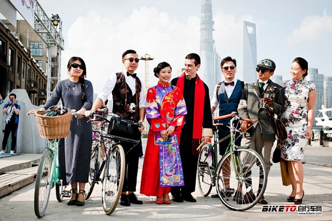 上海复古骑行大会,复古自行车,复古骑行（...
