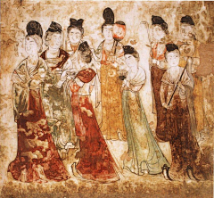 逸空77采集到壁画墓画