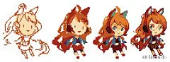 【pixel artist】andrae
菲律宾画师andrae。作品题材和造型风格依然是熟悉的标准的日系，只是比起常规的色相认知，画师更倾向一种灰调复古，如同大地一般的自然系配色，使得作品本身如同罩了一层滤镜。完成度方面，不管是第四张有着丰富细节体块对比的飞船，还是第五张仿慕夏的成组套画，亦或是第六张...展开全文c