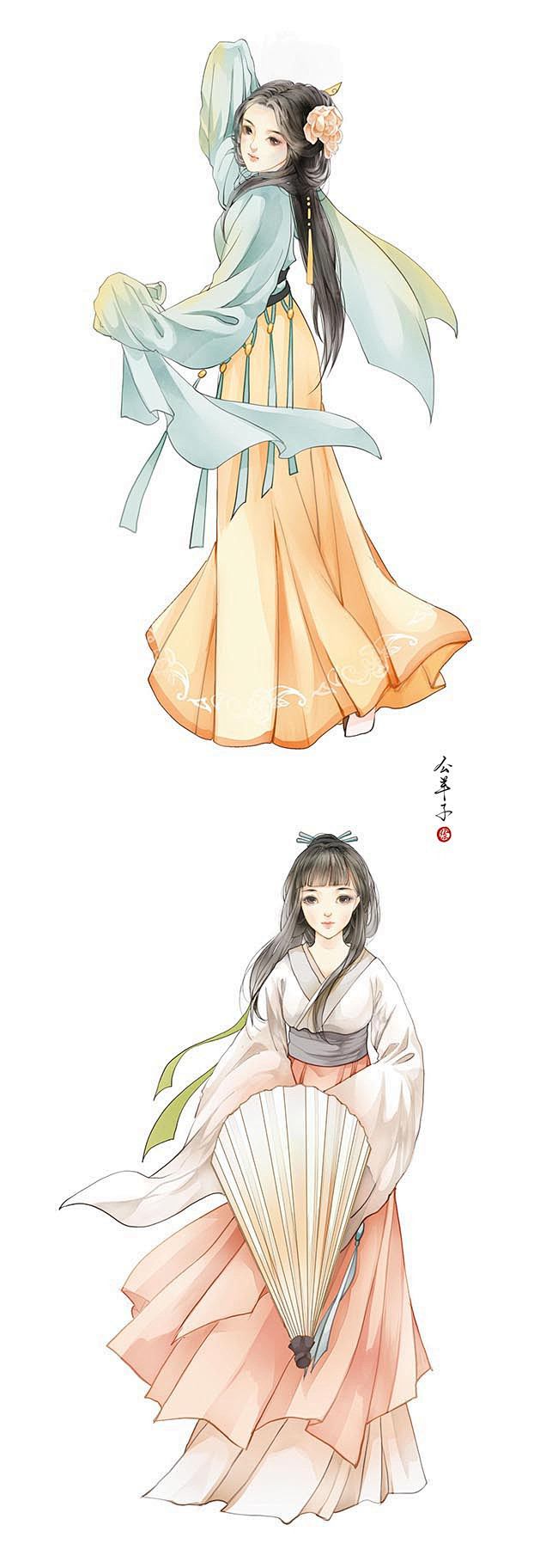 古风妹纸的胶带 | 公羊子 - 原创作品...