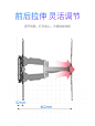 【NBP5】NB (32-60英寸)电视挂架电视架电视机挂架电视支架旋转伸缩壁挂架小米华为荣耀海信康佳飞利浦等部分通用【行情 报价 价格 评测】-京东