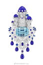 珠宝设计超话#微博火星计划# 城堡、花园、珠宝里的欧式庭院