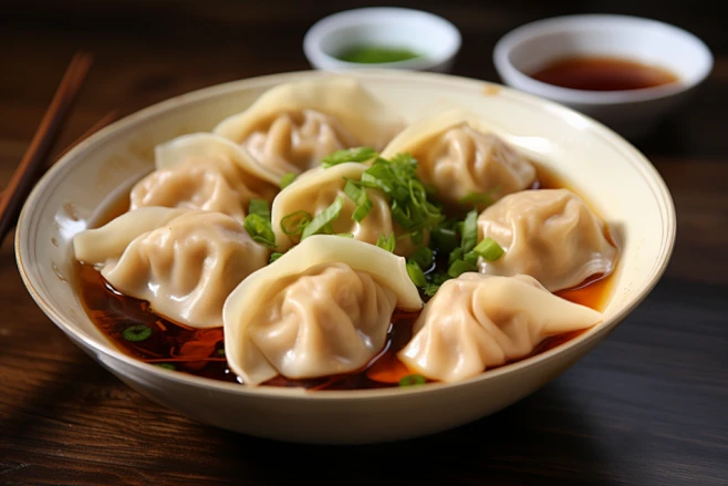 美味食物手工饺子汤饺猪肉水饺图片摄影图-花瓣网