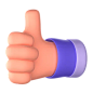 Good Hand Gesture 3D Icon
