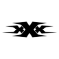 Triple X Logo Stencil