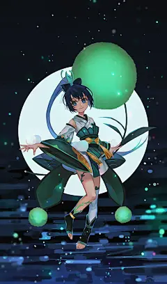 阴阳师手游 萤草 同人图 插画 壁纸 | 莹草 | 半次元-第一中文COS绘画小说社区