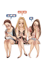 Social Media Generation Watercolor on Behance