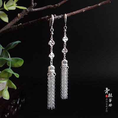 仿锦绣未央九公主拓跋迪同款古风流苏步摇耳环两用汉服旗袍配饰淘宝网