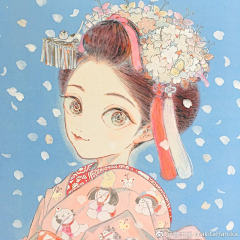 巻田はるか　巻田遥　原画 makita haruka 巻田はるか】-花瓣网|陪你做生活的设计师| 微博