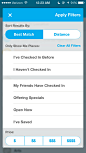 Foursquare ios7界面设计，来源自黄蜂网http://woofeng.cn/