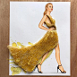 Illustrations by Edgar_artis | Cuded : EdgaR_ArtiS is an Armenian artist who created unique style of fashion illustrations featuring dresses made of various foods. His work is mostly the