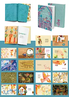 捷克LENA POKALEVA《拇指姑娘》童话书籍设计