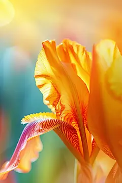 绽放鸢尾兰鲜花鸢尾花花朵图片摄影图