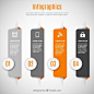 Инфографики с баннеров шаблона Бесплатные векторы