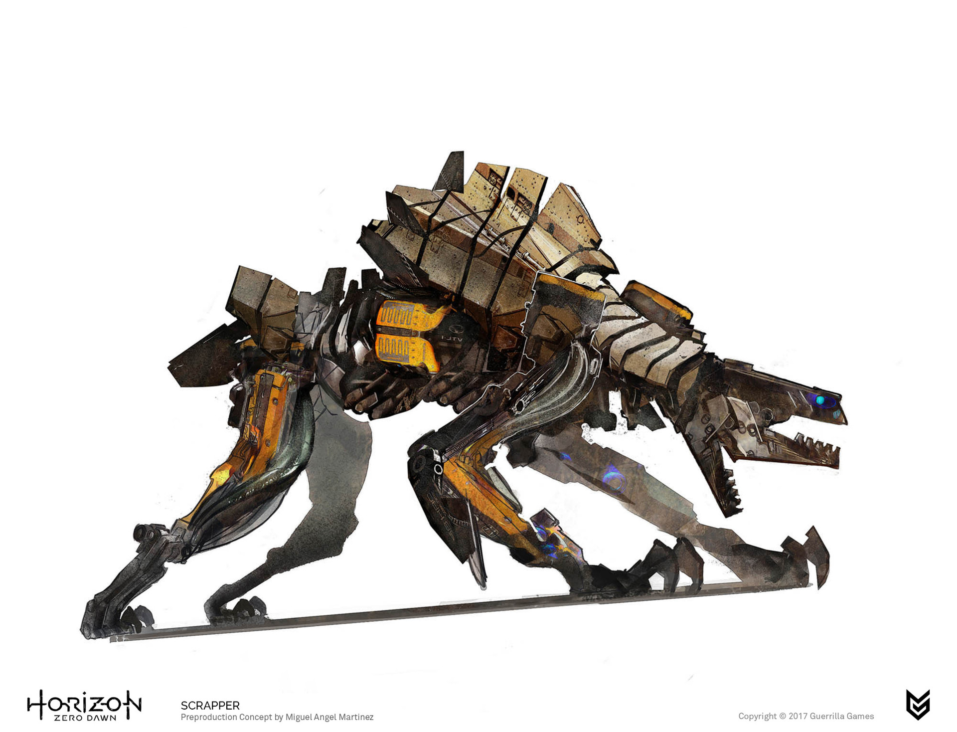 Horizon Zero Dawn Robots Miguel Angel Martinez These Are Some Of My Early Concepts For The Robots In Horizon This Sketches Not Only Were A Research About The Shape And