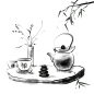 水墨禅意茶具