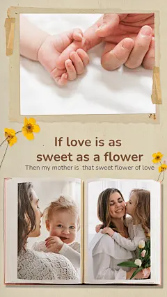Simple Mother's Day Text Photos Instagram Story