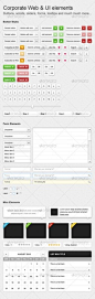 Corporate Web & UI Elements