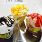 韩国 Yellow box 甜品店推出的水果奶昔雪糕杯