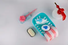 消毒清洁洗护清洁洗浴洗护用品摄影图