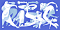 Snow Creatures : Gently dancing snow creatures