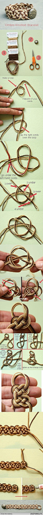 手链编织方法教程--怎么编织手链-如何编织手链~（图源自网络）