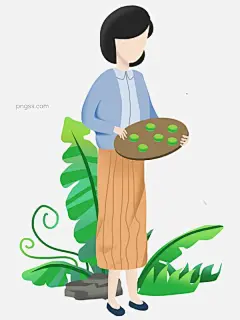 清明节做美食插画图片大小3000x4000px 图片尺寸1.57 MB 来自PNG搜索网 pngss.com 免费免扣png素材下载！二十四节气#节气#节日#卡通插画#卡通手绘#美味的美食#漂亮的女孩#清明插画#清明节#