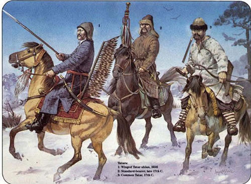 17世纪的鞑靼人武士