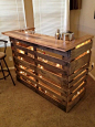 Wood Pallet Bar: 