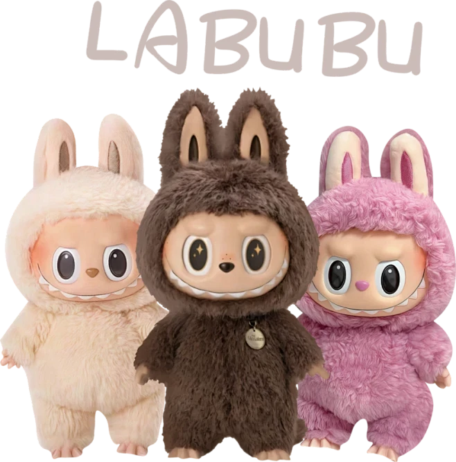 透明背景PNG素材：labubu、Molly及其他潮玩形象集合(7)-花瓣网