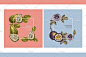 热带水果植物背景纹理图案 Tropical Fruits & Plants Patterns-设计元素-美工云(meigongyun.com)