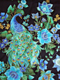 Peacock Color fabric | Peacock fabric for Shelby | Flickr - Photo Sharing!