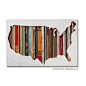 Map of America, Patriotic Original Art on Wood, American Souvenir Collection (Large) Made to Order