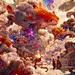 AI绘画-云中的鱼-1