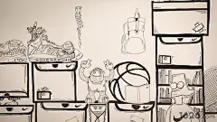 耐克墙画涂鸦——新茶锋潮Elephant&amp;momo