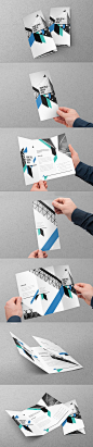Modern Professional Trifold. Download here: http://graphicriver.net/item/modern-professional-trifold/10111137?ref=abradesign #brochure #design #trifold