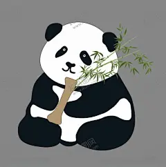 熊猫 【酷图网】可爱熊猫,熊猫,熊猫竹子,大熊猫,可爱熊猫抱竹