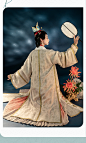 瞳莞汉服*宋制直领长褙子飞机袖短衫抹胸百迭裙*如梦令套装 夏季-淘宝网