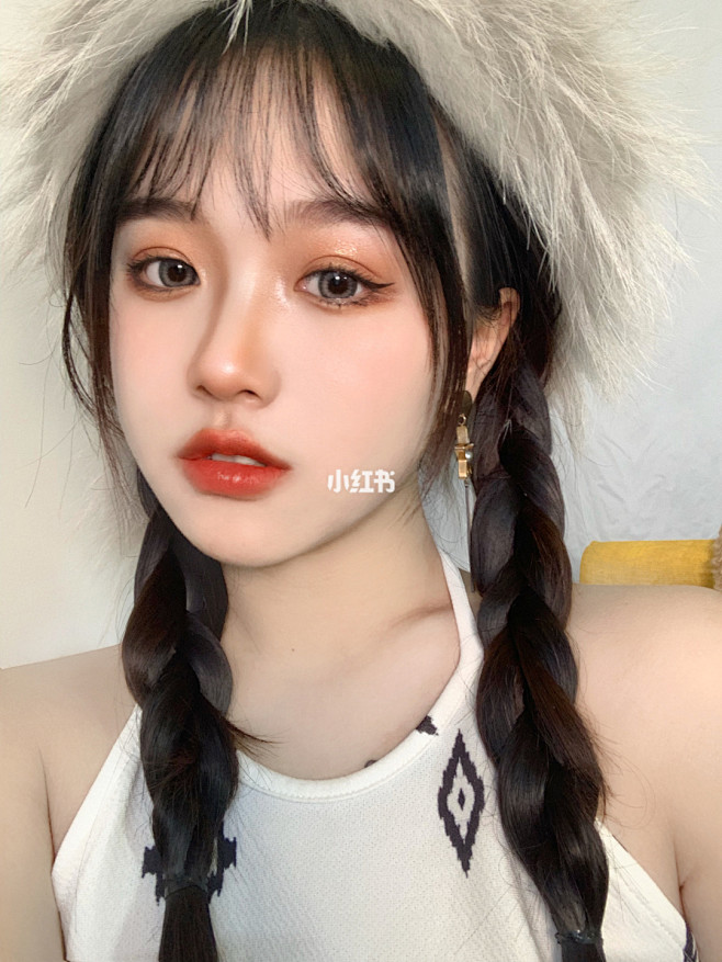 毛领拍照大赛参赛选手_拍照_毛领_羽绒服...