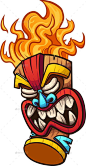 Tiki Mask by memoangeles | GraphicRiver