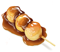 出前一猫麻油面采集到watercolor · food