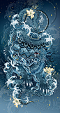 【天之四灵——玄武】_一枚小奶熊__插画师作品_涂鸦王国gracg.com