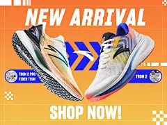 ANTA·New product poster·新品海报·撞色