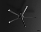 Audi Ceiling Fan _ Airy Fan : How we can bring Audi's identity to furniture. I simply came from Audi's car and focused on the wheels of the car. It is. The shape or movement that the wheel produces as it rotates. Based on the fact that it is very similar 