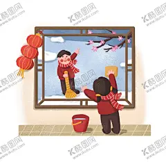 新年打扫卫生 【酷图网】卡通,古风,新年喜庆素材,古风素材,春节素材,恭贺新禧,节日素材,手绘卡通,人物手绘,人物插画,新年素材,新年背景,手绘,新年元素,传统习俗,民俗,乡村民俗,传统民俗,贴福字,贴对联,新年送福,团圆饭贴春联,放鞭炮,穿新衣,卡通人物,恭喜发财,过新年,传统节气,小年,年夜饭,新年卡通人物,