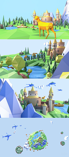 ♥白鸦采集到low poly