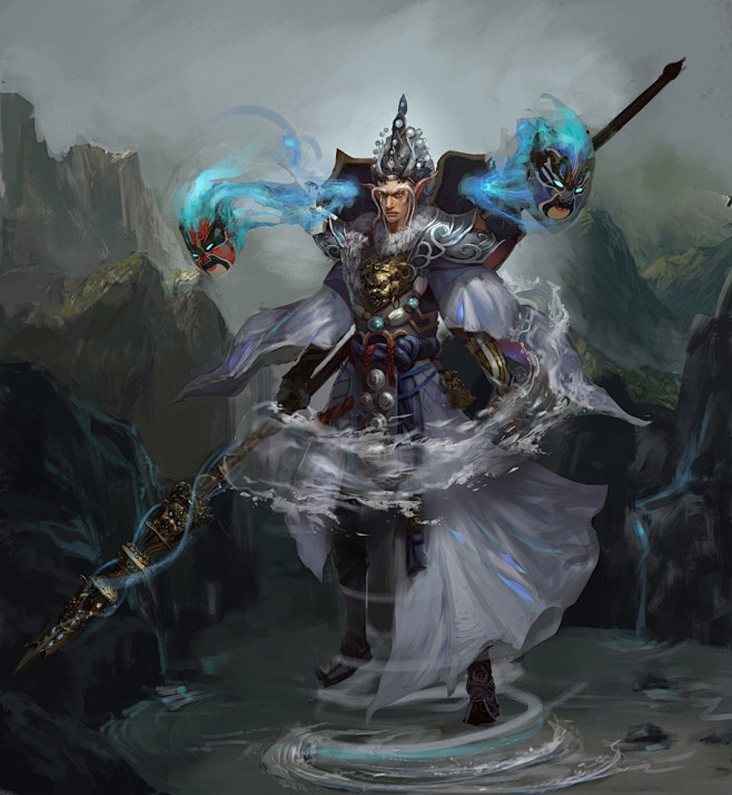 原画#龙王.jpg #采集大赛# #角色.