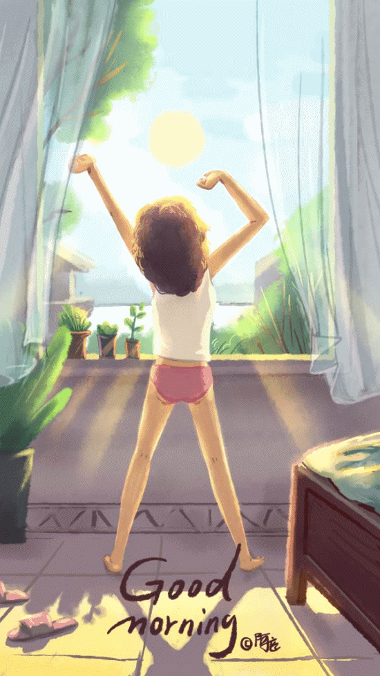 早上好
@阿尨along 原创作品
#早...