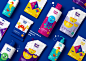 AQUATORY OF FRIENDS : We developed a logo and corporate identity for the company Lubby, which manufactures products for the youngest children, and also created a series of packages for its new line of children's cosmetic products for washing, bathing and 